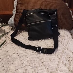 Margot Black Crossbody Bag with Silver Accents